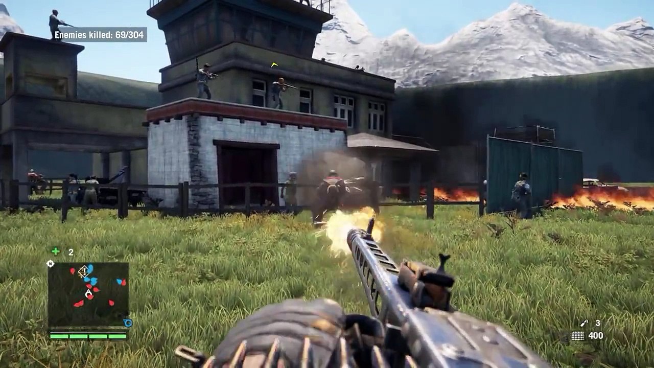 Far Cry 4 Map Editor Madness - Rhino Run, Bear Fights, & Noglas Chicken!