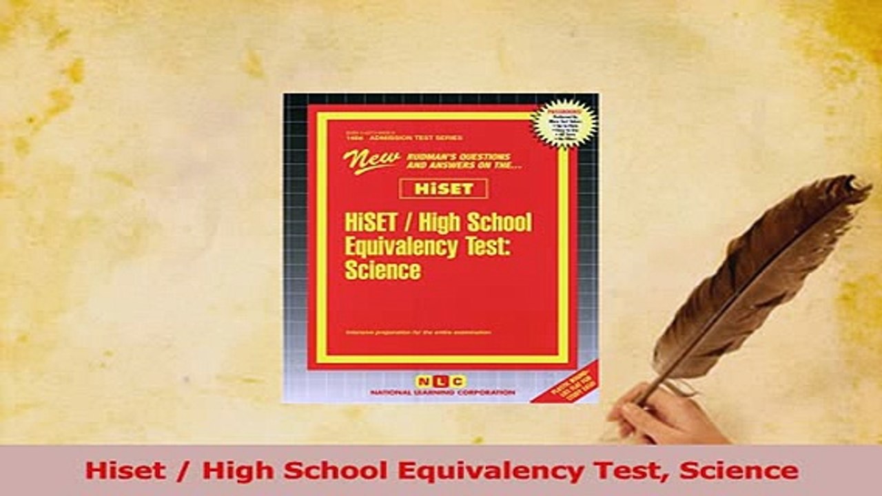 PDF  Hiset  High School Equivalency Test Science Read Online