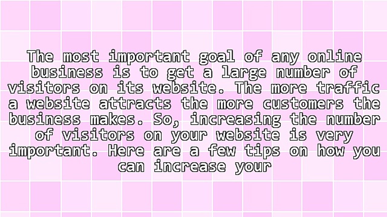 How To Get Increased Traffic On Your Website