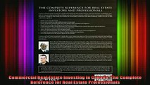 READ book  Commercial Real Estate Investing in Canada The Complete Reference for Real Estate Full Free