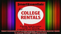 Downlaod Full PDF Free  Smart Essentials For College Rentals Parent and Investor Guide To Buying CollegeTown Full EBook