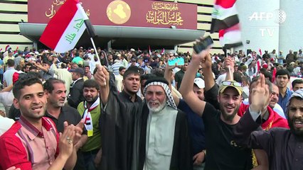 Protesters storm parliament in Iraq's Green Zone
