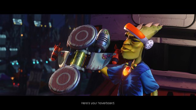 Ratchet & Clank 2016 - Aridia: Skidd McMarx Gives Ratchet Hoverboard Dialogue Cutscene Sequence