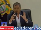 Correa anuncia puesta en venta de activos del Estado