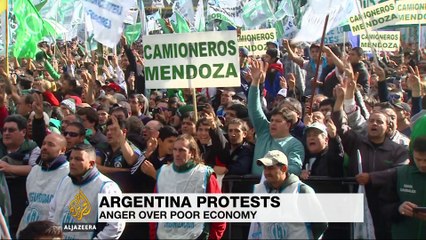 Argentinians march against president's economic policies