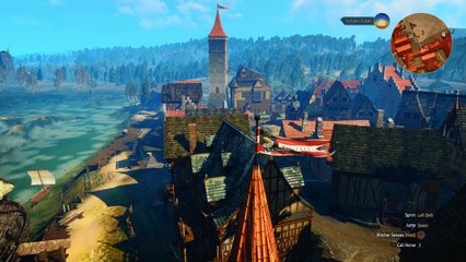 WITCHER 3 ENGINE – SKY VIEW / FREE FLY WORLD with Ultra realistic graphics mod