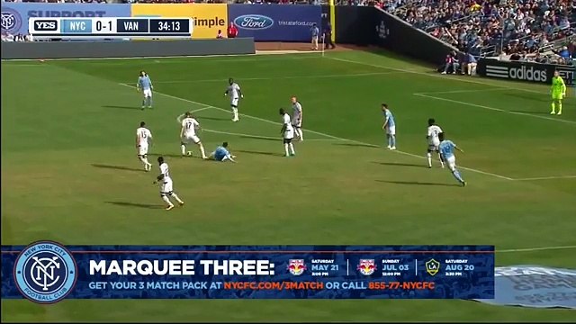 David Villa Goal HD - New York City FC 1-1 Vancouver Whitecaps FC - 30-04-2016 MLS