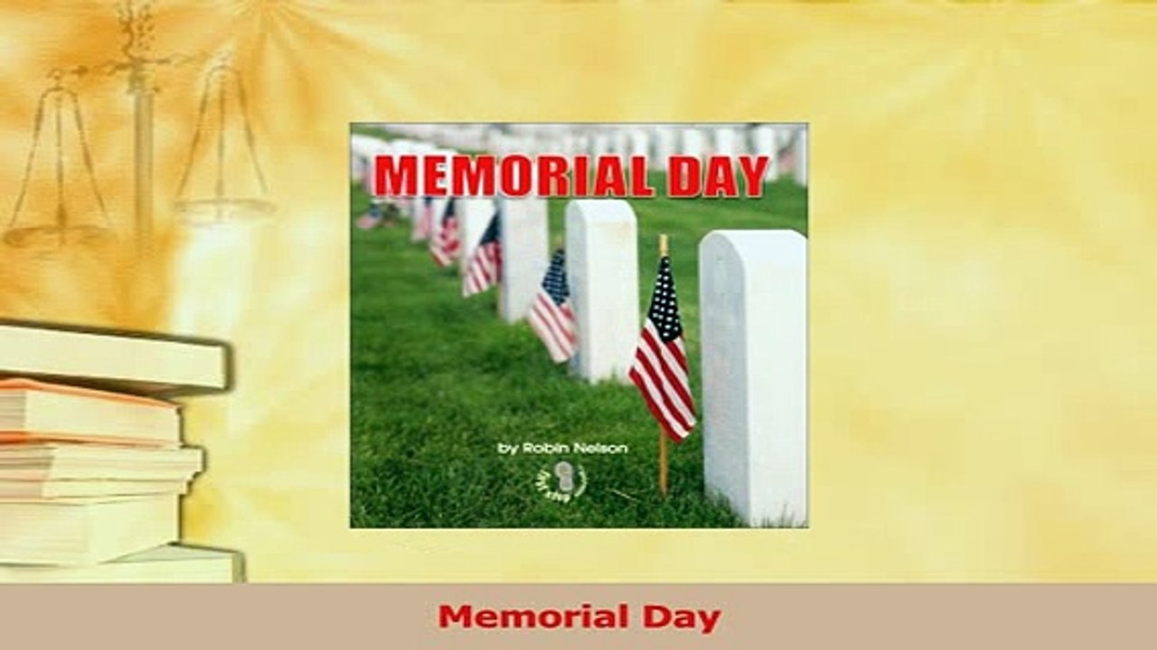 Read  Memorial Day Ebook Free