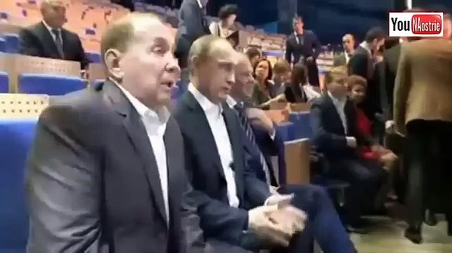 Реакция Путина на шутку про себя КВН