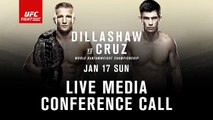 UFC Fight Night 81 Dillashaw vs Cruz / Pettis vs Alvarez Media Conference Call (Full Audio