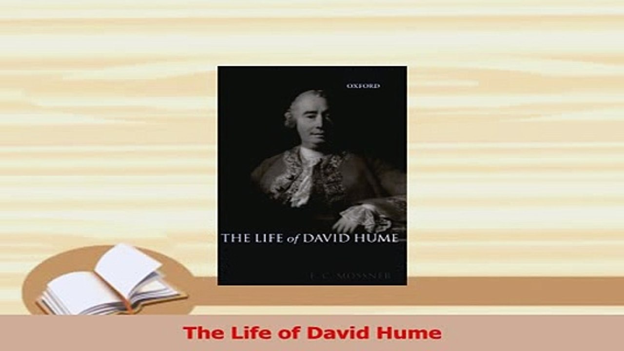 Read  The Life of David Hume Ebook Free