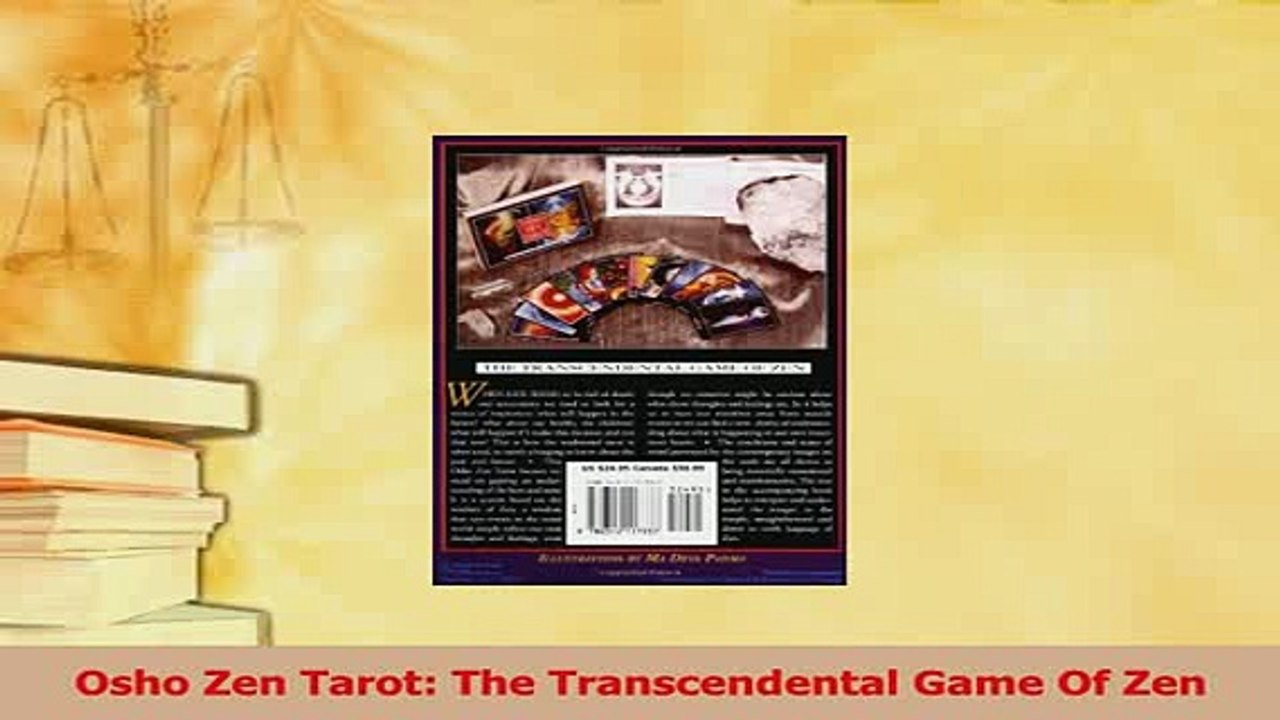 Download  Osho Zen Tarot The Transcendental Game Of Zen PDF Online