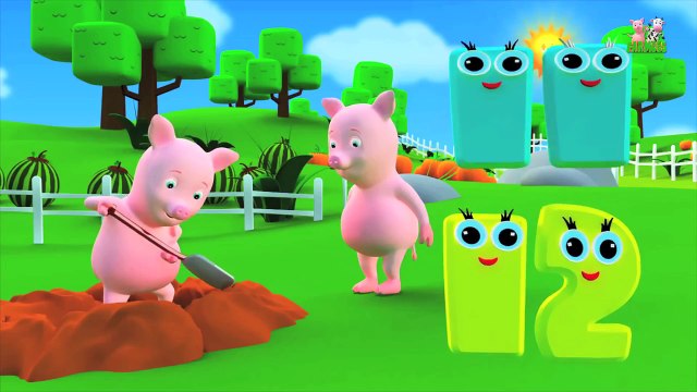 One Two Buckle My Shoe | 3D Nursery Rhymes | Kids Songs
