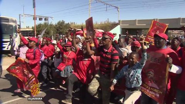 South Africa's Malema draws huge crowds ahead of polls