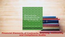 PDF  Financial Elements of Contracts Drafting Monitoring and Compliance Audits  EBook