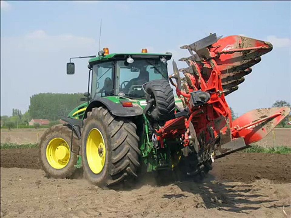 john deere 7730 ploegen