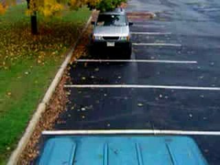 Une façon insolite de se garer