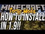 How To Install Forge Mods In Minecraft 1.9 (Install Multiple 1.9 Forge Mods!)
