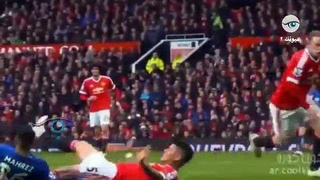 كل ما فعله رياض محرز ضد مانشستر يونايتد (1-5-2016 ) تعليق روؤف خليف