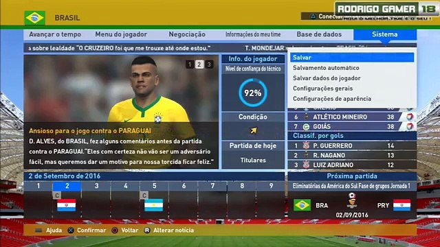 PES 2016 - RUMO AO ESTRELATO #03 - ESTRÉIA PELA SELEÇÃO E JOGO CONTRA ARGENTINA