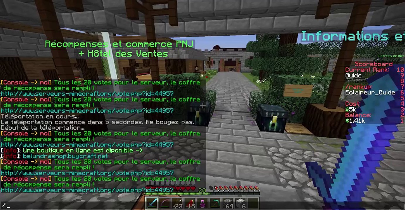 Présentation dun serveur minecraft pvp/faction 1.8 qui naccepte pas les cracks
