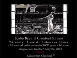 Kobe Bryant 2000-01 • 24 points, 11 assists, 2 steals vs. San Antonio Spurs  (2/2)