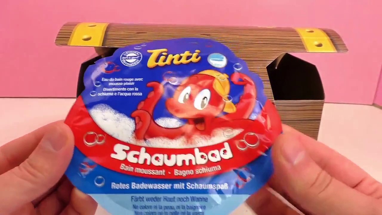 Bain Tinti avec le monstre qui dévore tout – Démo du bain moussant Tinti trouvé dans le co