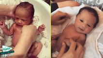 Chrissy Teigen Shares Photo from Baby Luna's Bath Time!