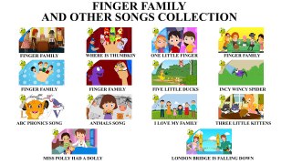 The Finger Family 3D Nursery Rhymes collection | Many more popular nursery rhymes and songs
