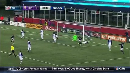 Juan Agudelo Goal - New England Revolution 2-1 Orlando City SC  - MLS 30-04-2016