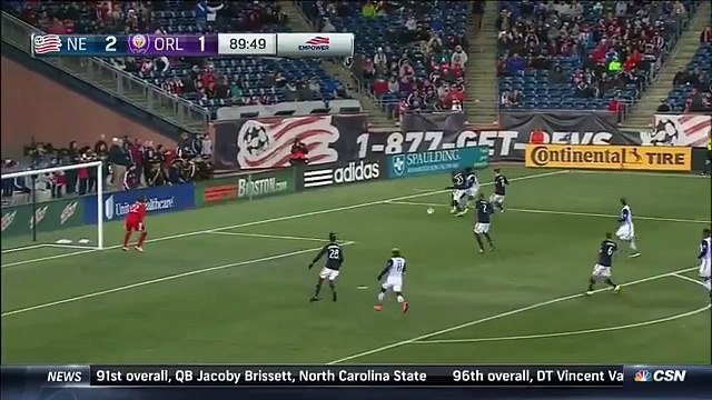 Carlos Rivas Goal - New England Revolution 2-2 Orlando City SC - MLS 30-04-2016