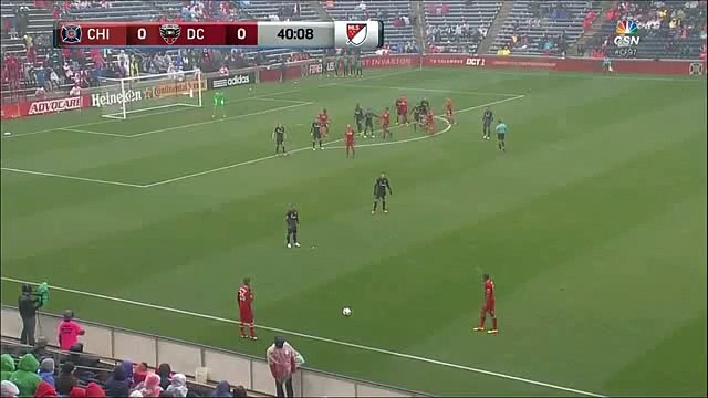 Campbell Goal - Chicago Fire 1-0 D.C. United - MLS 30-04-2016