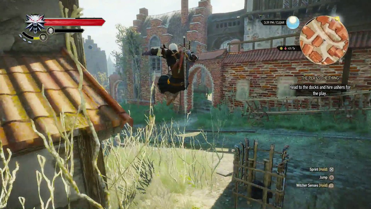 WITCHER 3 DEATH MARCH! WALKTHROUGH 196 - THE PLAY'S THE THING