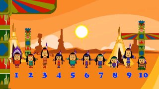 Ten Little Indians | Nursery Rhymes | Popular Nursery Rhymes by KidsCamp
