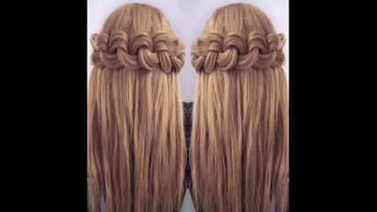 Easy Big Loop Braids Hair Tutorial - YouTube
