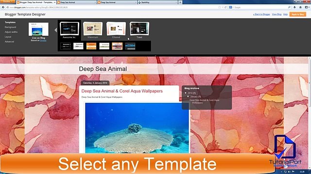 How to Create a Blogspot Blog Step by Step Tutorial - Blogger Beginners! Tutorial