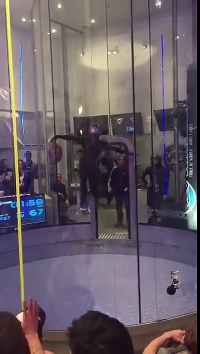 Amazing Stunt in Gravity