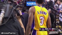 D'Angelo Russell Injury Scare - Lakers vs Kings - January 7, 2016 - NBA 2015-16 Season
