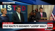 Ted Cruz reponds to John Boehner calling him Lucife...