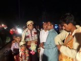 A Little man performs dharees dance on my younger brother Ch. Asim Zahoor marriage at Jhang