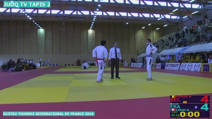 TAPIS 2 - JUJITSU - TOURNOI INTERNATIONAL DE FRANCE, 2016 - LIVE 3 (75)