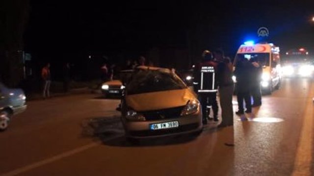 Çubuk'ta Trafik Kazası: 4 Yaralı