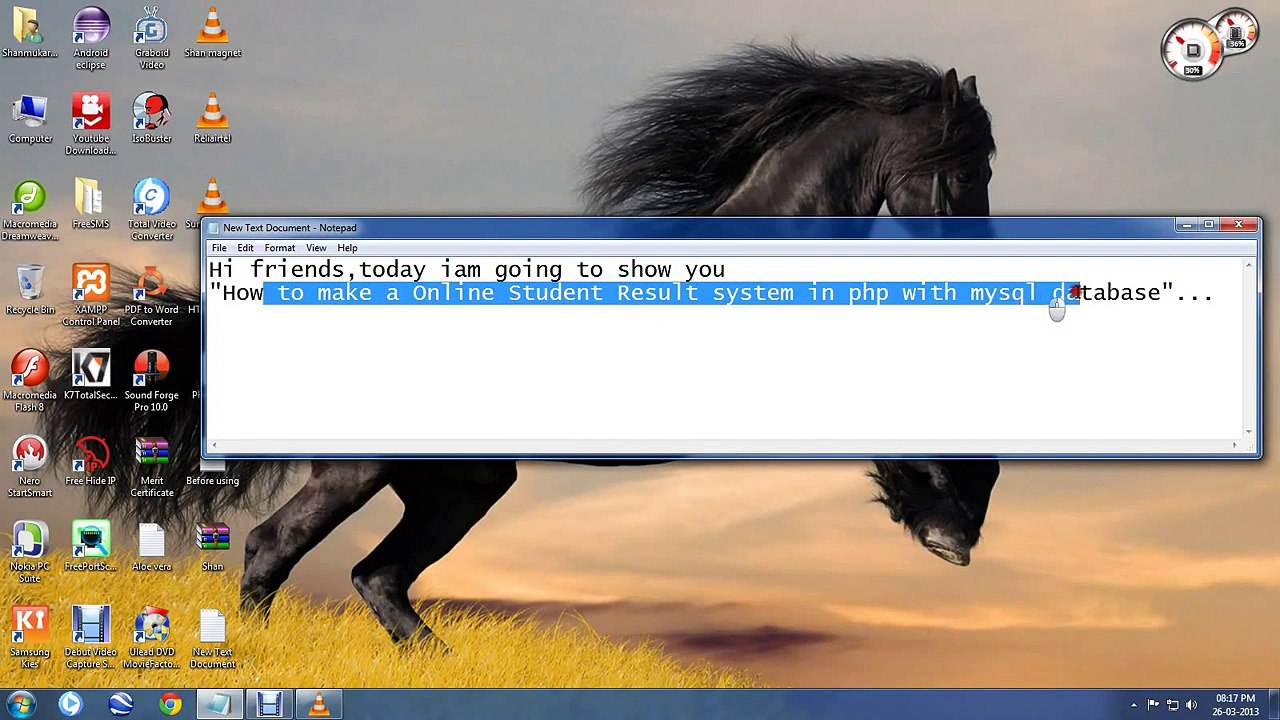 Student Exam Result System in PHP/MYSQL Database