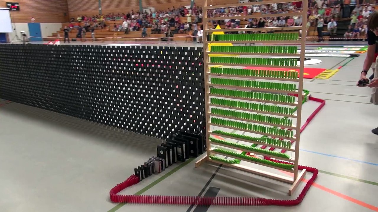 H ow To Know Guinness World Record - Longest domino wall