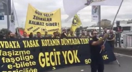 Fenerbahçe Sol Açık kutlama alanına Ali İsmail Korkmaz Marşı'yla geldi