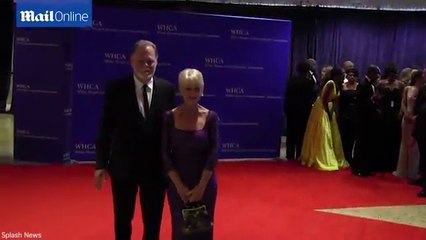 Helen Mirren and husband Taylor cosy up on the WHCD red carpet
