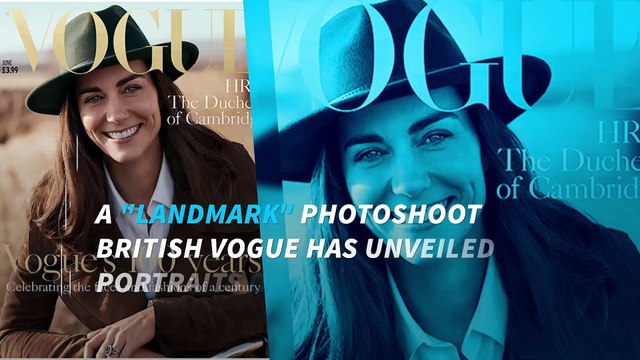 Kate Middleton Poses for British Vogue in First-Ever Fashion Shoot