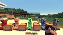 Minecraft Mod Showcase Roleplay - ELEMENTAL CREEPERS MOD! (Custom Roleplay)