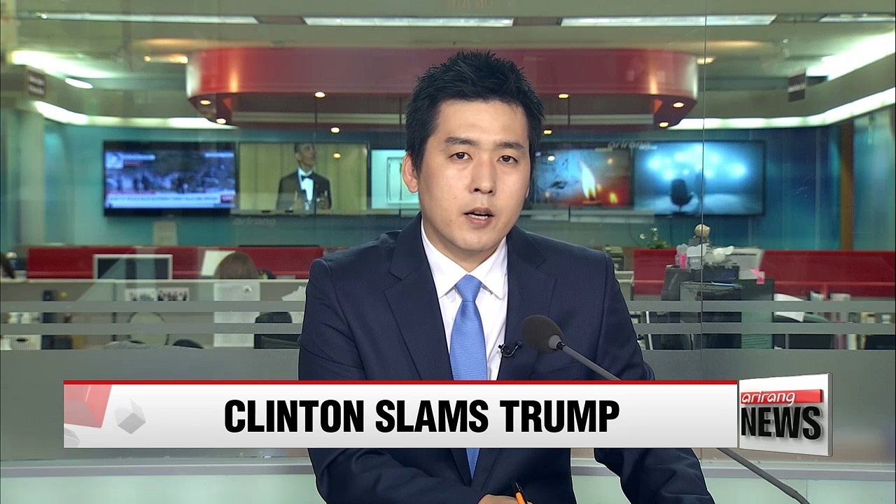 Clinton slams Trump's foreign policy platform