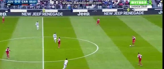 Horror Foul On Morata - Juventus 0-0 Carpi 01-05-2016